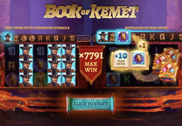 Book of Kemet Slot Game